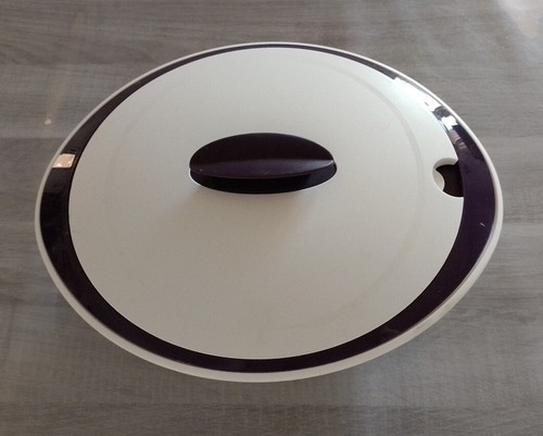 Saladier Tupperware Iso Duo 3.1 L Blanc Et Violet - Avec Couvercle, Sans Cuillère - Occasion