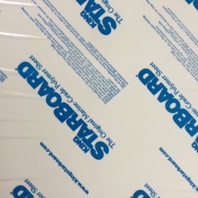 White king starboard 3/8 X 12 X 47.5 Polymer hdpe Marine Sea board  24 27 54 48