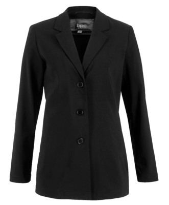Damen Mantel Blazer Kasual  Anzug Jacke schwarz 34 36 38 40 S M Buisiness193 neu