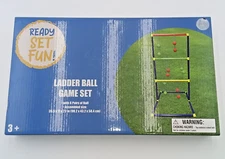 Ready Set Fun Ladder Ball Game Set 6 Pairs of Balls Indoor Outdoor NIB