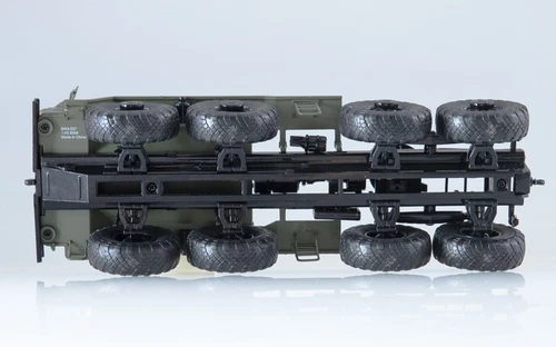 Camión tractor SSM 1/43 RUSO MAZ-537 + Semirremolque CMZAP-5247G modelo fundido a presión - Imagen 12 de 17