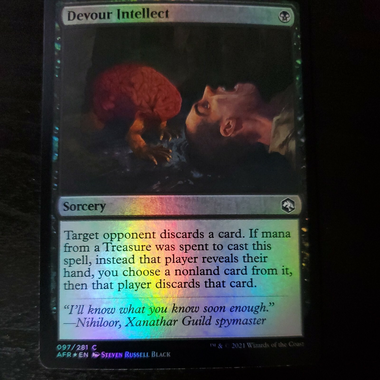 MTG Adventures in the Forgotten Realms DEVOUR INTELLECT 097/281 C Foil M/NM