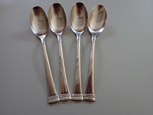 Cambridge Acero Inoxidable Brillante CODIE 4 Cucharas Servidor 7-3/4" X 1-1/2 Ancho Excelente - Imagen 1 de 11