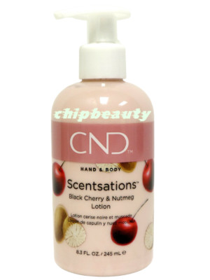 CND Lotion Scentsations Hand and Body 8.5fl.oz #14121- Black Cherry & Nutmeg