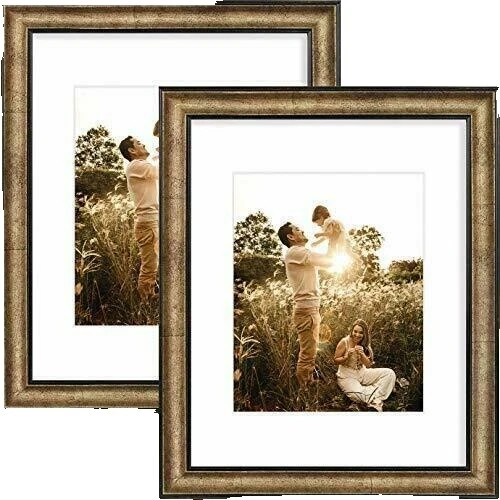 Brass Frame Set Rectangle Picture Frames