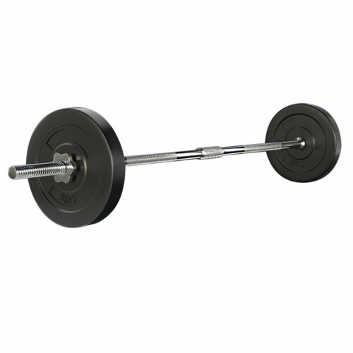 18KG Barbell Weight Set Plates Bar Bench Press Fitness Exercise Home Gym 168cm - Picture 8 of 8
