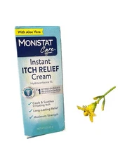 Monistat Care Maximum Strength Instant Itch Relief Cream, 1 Ounce each