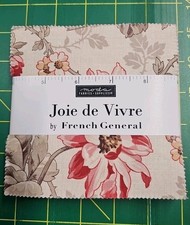 Joie De Vivre French General 42pc 5 inch squa...