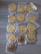  Medaglie per Premi, Medaglie in Imitazione Oro, Lotto di 32