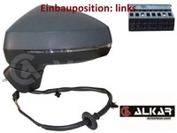 Alkar 6141782 AußEnspiegel Links Spiegel AußEn FüR Audi