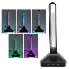 Image of RGB Gaming Headset Stand With 3 USB Ports For Office Use