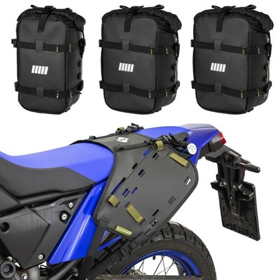 Schnorr BagHub for Yamaha Ténéré 700 with BumberBag 1x12L + 2x18L Luggage Base