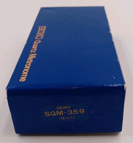 Vintage SEIKO SQM-359 Quartz Metronome TESTED Fully Functional With Original Box - Picture 4 of 17