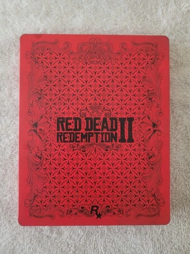 Red Dead Redemption 2 Steelbook Edition, PlayStation 4 2018 CASE AN MAP ONLY