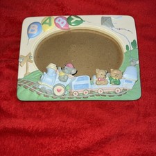 Baby Nursery Picture Frame With Animals Riding On A Train