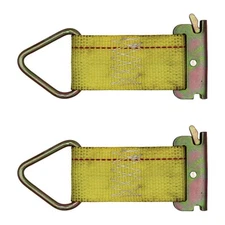 (2) E Track Fitting Rope Tie Off Enclosed Trailer Cargo Trailer Tie Down Strap