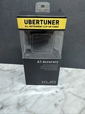 Kliq UberTuner Clip on Tuner for All Instruments With Guitar Bass Violin Clipon