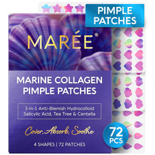 Star Pimple Patches for Face - Hydrocolloid Acne Patches w/Salicylic Acid, Tea T