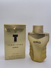 T TERRITOIRE ORO POUR HOMME EAU DE PARFUM SPRAY FOR MEN - 3.4 OZ/100 ML IN BOX