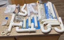 Lot 10 Universal 50 Piece Drain Assembly Kit Kitchen Sinks-Cost-Effective Fixes