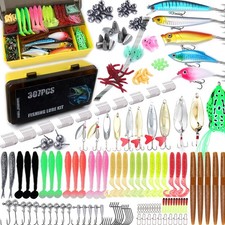 Fishing Gear Fishing Lures All-in-one Tackle Box Minnow Crankbait Spinnerbait...