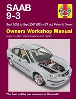 Saab 9-3 Petrol & Diesel (Sept 02 - Sept 07) Haynes Repair Manual 45109 Buch