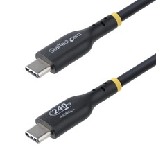 StarTech.com 10ft USB-C Charging Cable, USB-IF Certified USB C 10 ft, Black