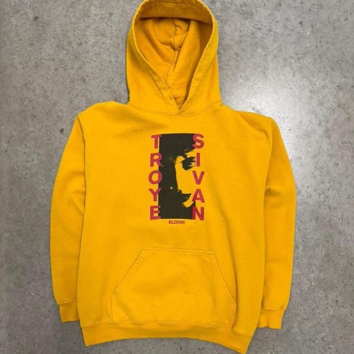 2018 Troye Sivan Hoodie Bloom Yellow Mens Medium