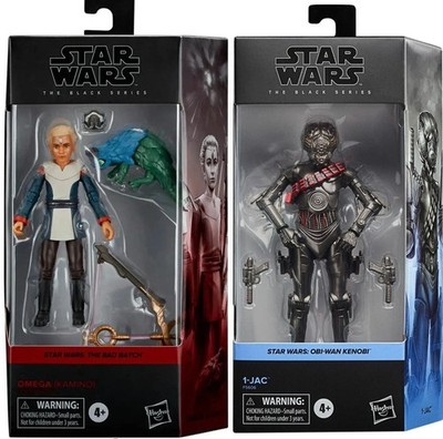 2x Star Wars Figur F4347 Omega The Bad Batch+ F5606 Obi-Wan Kenobi 1-Jac NEU