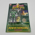 Bandai Mighty Morphin Power Rangers Green Tommy Figure Flip Head MOSC VTG 1994