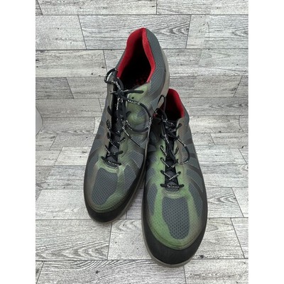 ECCO Biom Natural Motion Men Sneakers Grey Green Red Size EU 47 Low Top Athletic