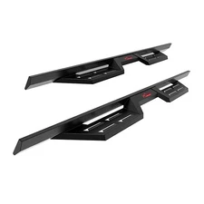 APS Carbon Steel Side Step Side Bars For 05-25 Nissan Frontier Equator King Cab