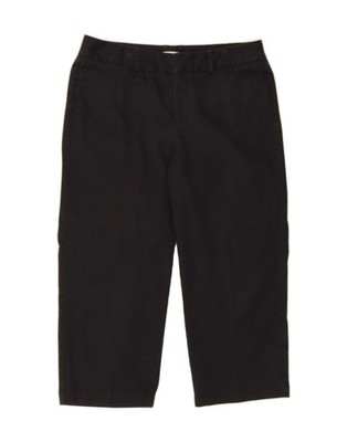 Dockers Damen gerade Caprihose US 10 Large W32 L22 schwarz Baumwolle AC12