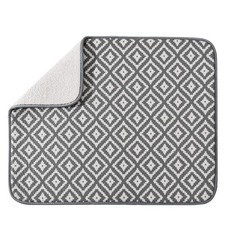 Microfiber Dish Drying Mat for Kitchen Counter, Absorbent Dishes Drainer/Rack...