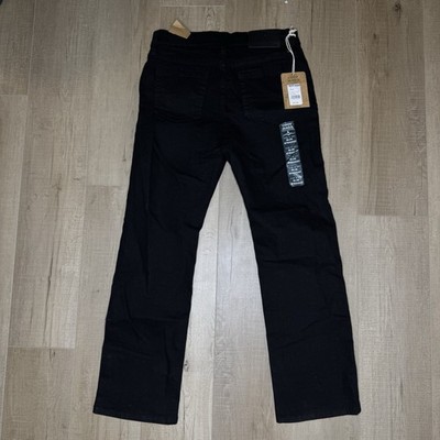 Cody James Night Rider Slim Straight Mens Sz 29X30 Zip Fly Black Wash Jeans NWT