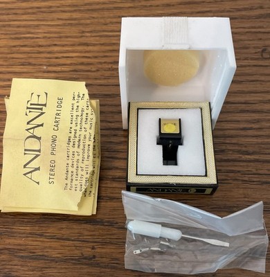 Andante Stereo Phono Cartridge Stylus in the Box w/parts