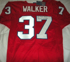 DOAK WALKER SMU MUSTANGS RARE JSA/COA SIGNED OFFICIAL LICENSED REEBOK JERSEY