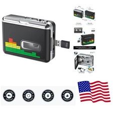 USB Cassette Player, Portable Walkman Stereo Tape to MP3 Converter, Audio Mus...