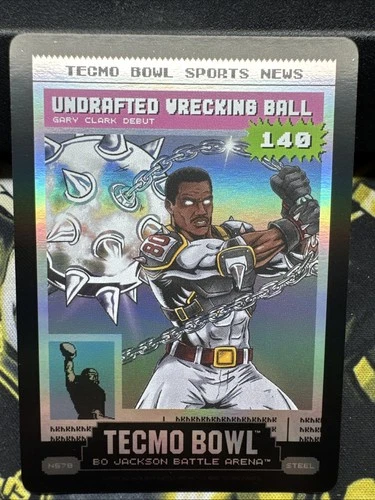 2026 Bo Jackson Battle Arena Tecmo Bowl Undrafted Wrecking Ball News Steel N579