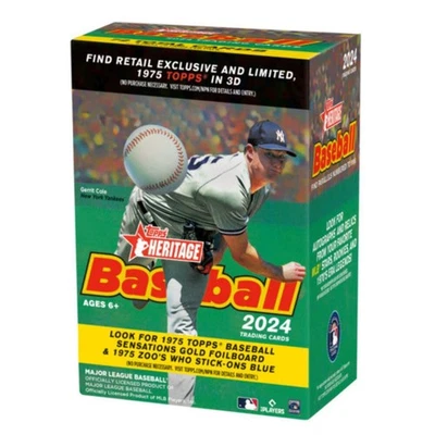 2024 Topps Heritage Baseball Blaster Box
