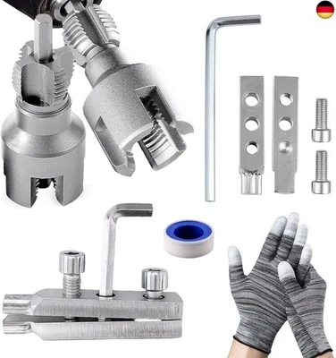 QYRDBGY 5 Stück PVC Rohrgewindeschneider, 1/2" und 3/4" Innen und Außengewinde R