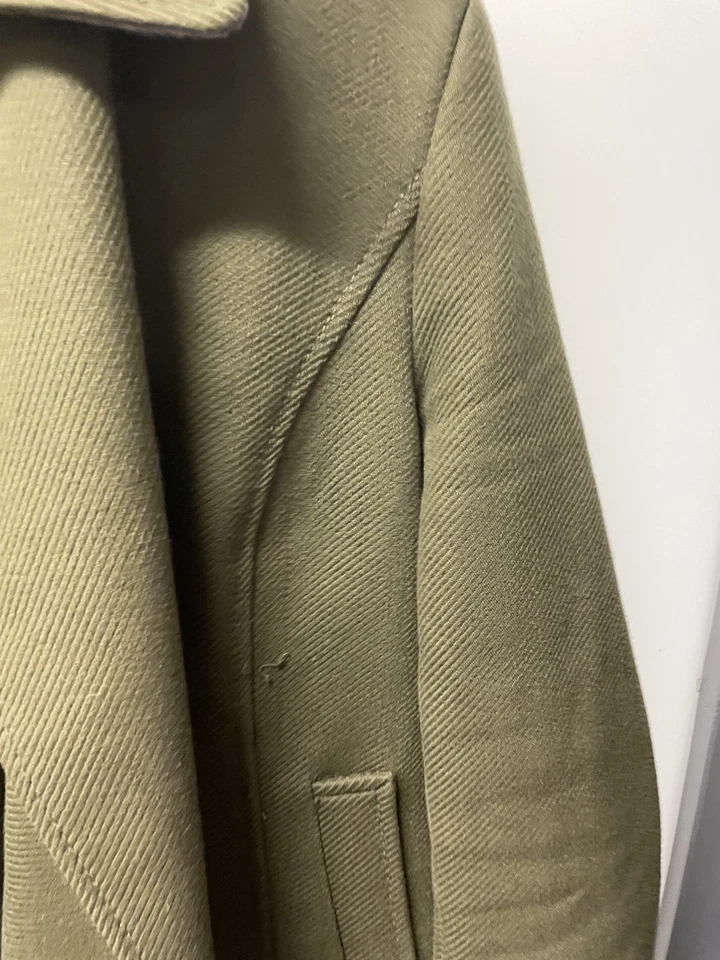 Дамы Banana Republic оливковый укороченный блейзер куртка - размер M - Изображение 3 из 4