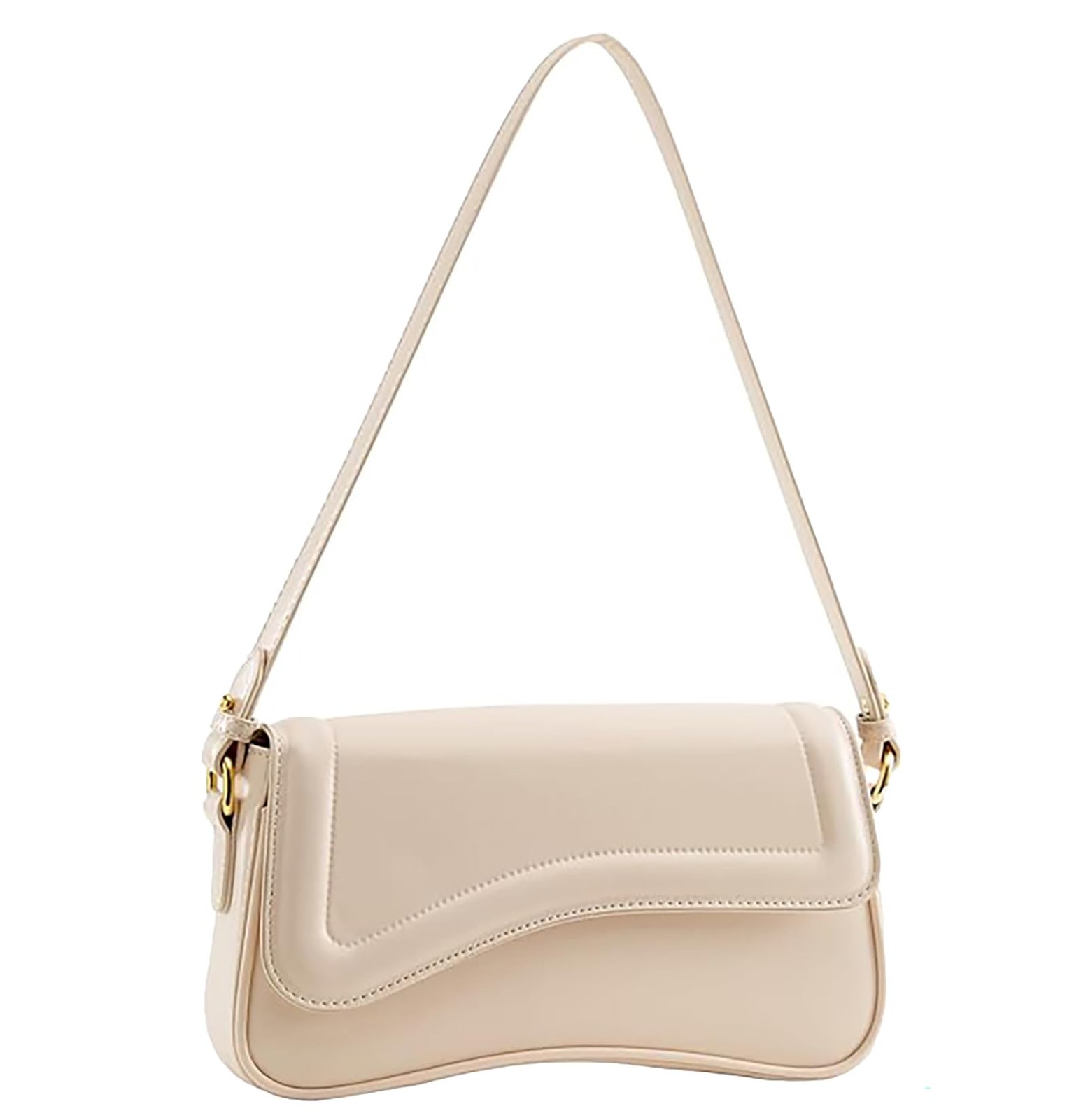 Shoulder Bag for women Y2K Crossbody Vegan Leather Purse Straps Retro Clutch ...-image