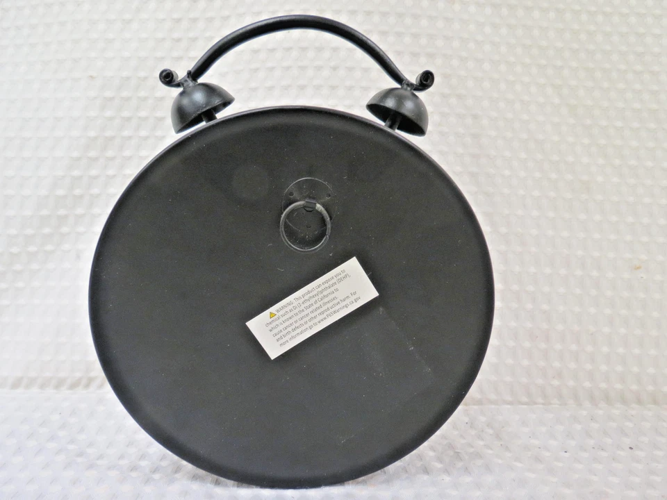 Old Town Clocks 双铃金属桌桌时钟石英模拟复古装饰作品 — 第 3/4 张图片