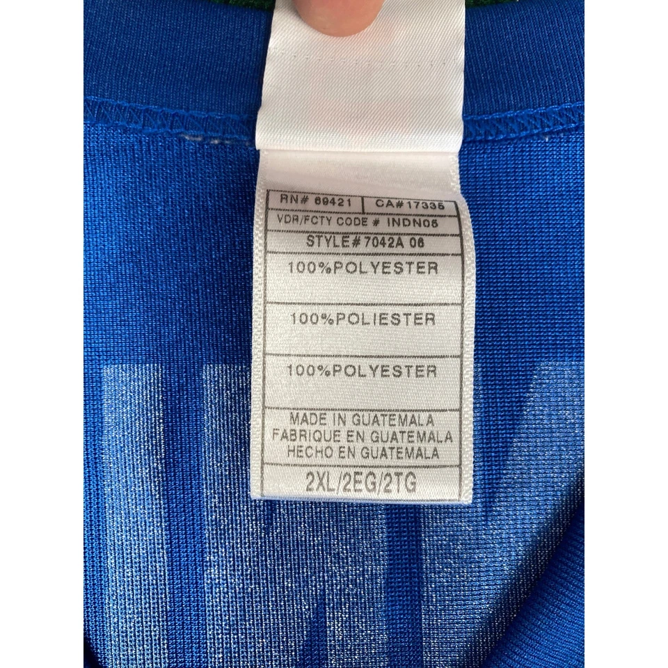 Peyton Manning Indianapolis Colts #18 Blue NFL Football Jersey 2XL - Image 4 of 4