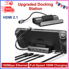 Upgraded Docking Station 4K 120Hz For Steam Deck OLED/ROG Ally X/Legion Go/MSI