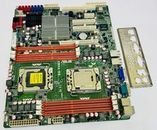 Asus Z8NA-D6 REV:1.01G Socket 1366 Motherboard, 1 x Intel SLBV4 CPU & I/O Plate