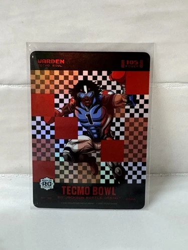 Bo Jackson Battle Arena Tecmo Bowl Battlefoil  Big Pixel Red Brawl  WARDEN