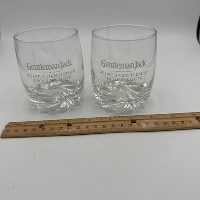 Jack Daniel s Gentleman Jack Whiskey Rock Glasses Set Of 2
