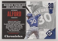 2017 Panini Chronicles Rookies Blue 216/299 Anthony Alford #128 4y7